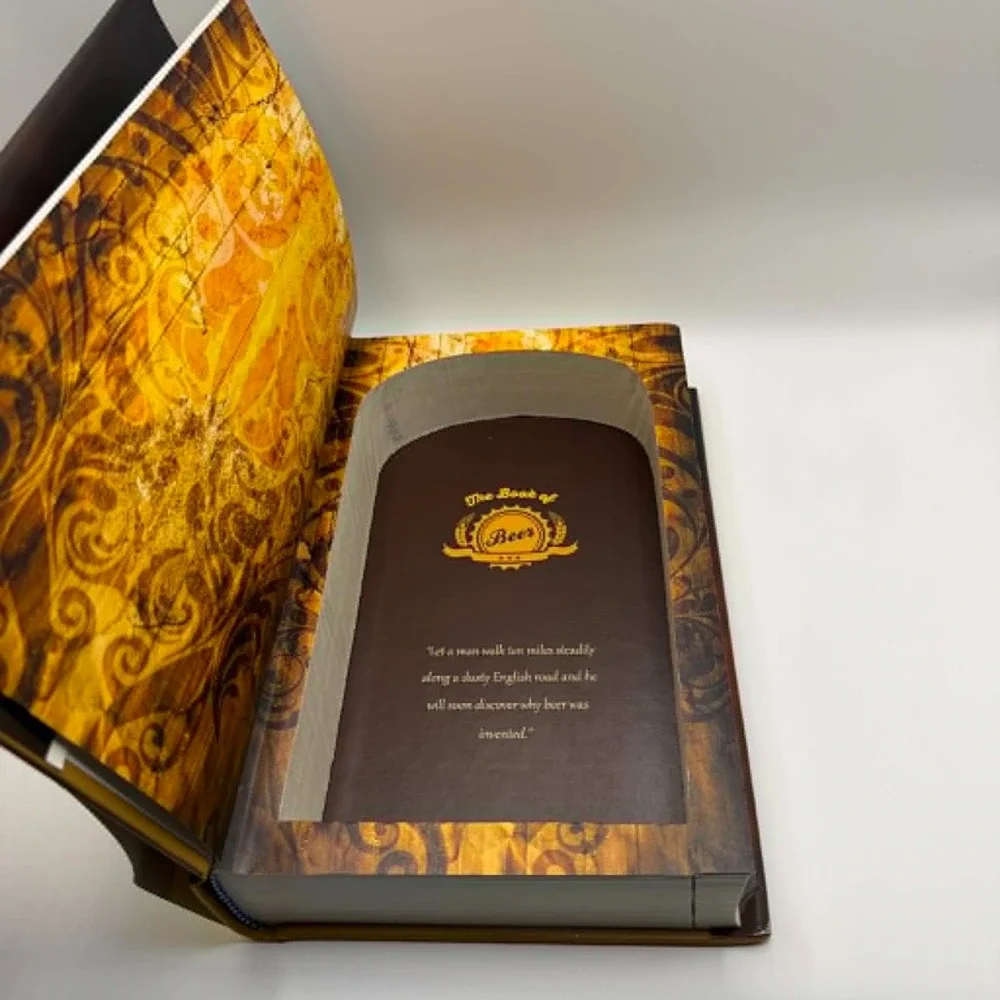 Secret Storage Book Extra Large Beer Themed Safe Hangover Cures  Retails $50 NLA